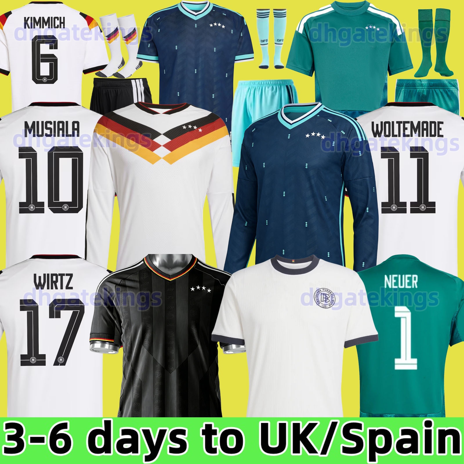 125 Year Anniversary 2025 football jersey Germanys woman Soccer Jerseys 2026 World Cup Player Version SANE GNABRY MUSIALA MULLER HAVERTZ WIRTZ Beckenbauer