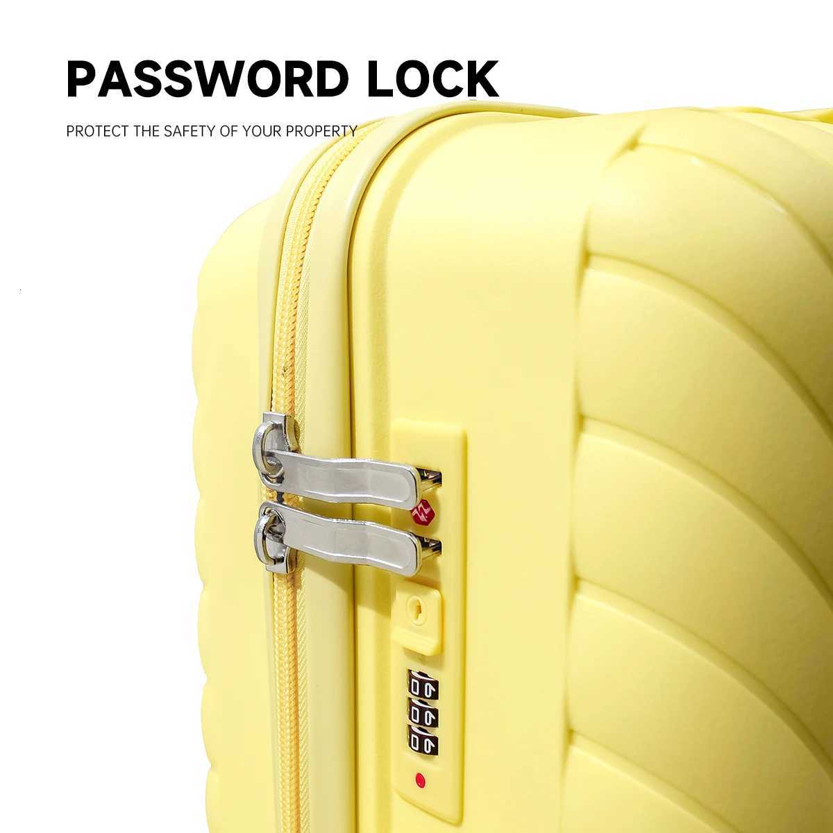 2025 New Large-Capacity and Durable Luggage Roller Suitcase Men and Women Carry-Boarding Travel 20/24/28 Multi-Piece Set H260316