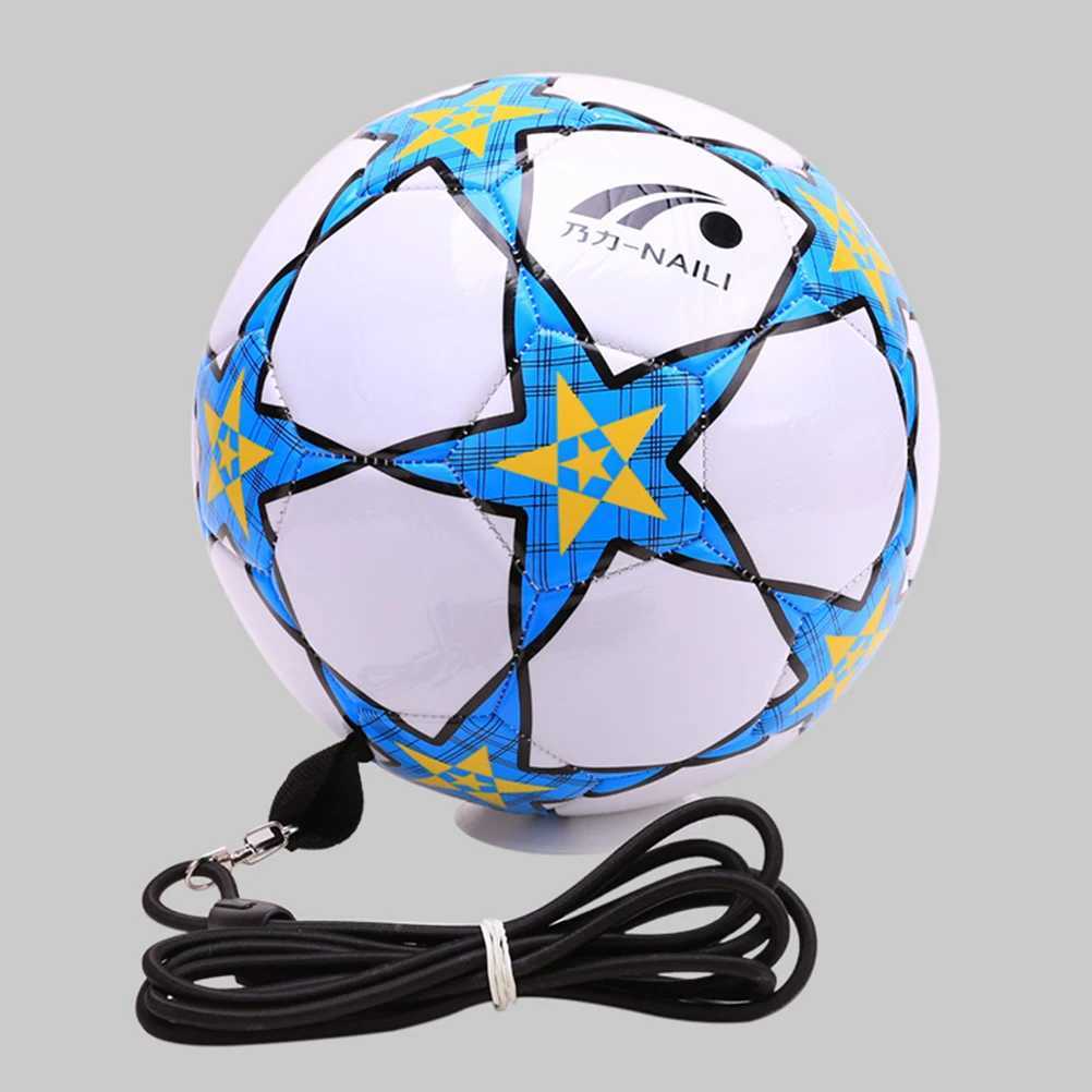 Pvc Football Equipment Durable Wear Resistant Student Training Soccer Ball With String Easy Carry Sports Balls For Child M260318