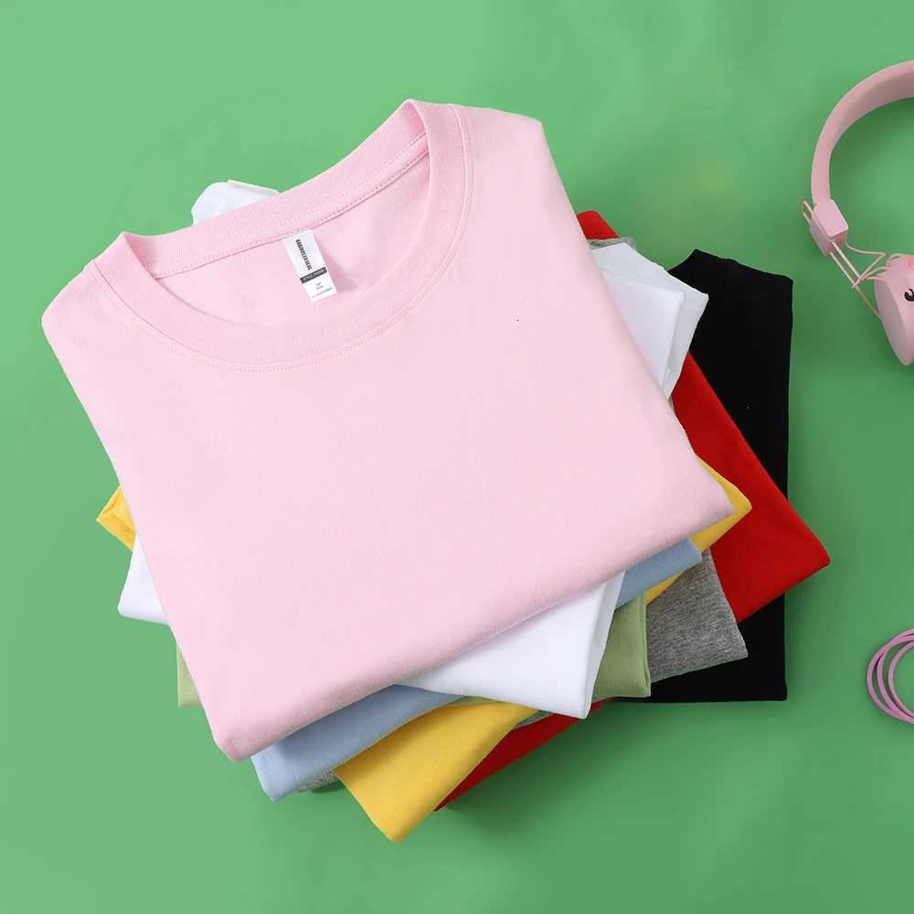 100 Cotton Solid T-shirts Women Sporty Short Sleeve Tees Fashion Casual White Black Clothing Loose O-Neck Female Summer TopsT260317