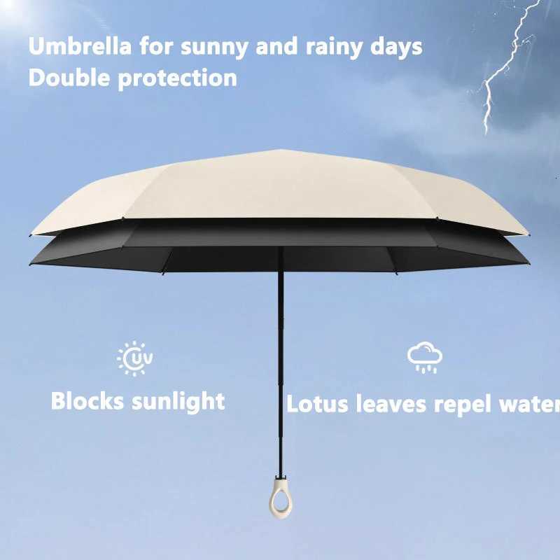 Upgrade UPF50 Mini Umbrella Portable Folding Sunshade Umbrella Outdoor Sunshade UV Protection Rain Windproof Sun Rain Dual Use H260318 - view 4