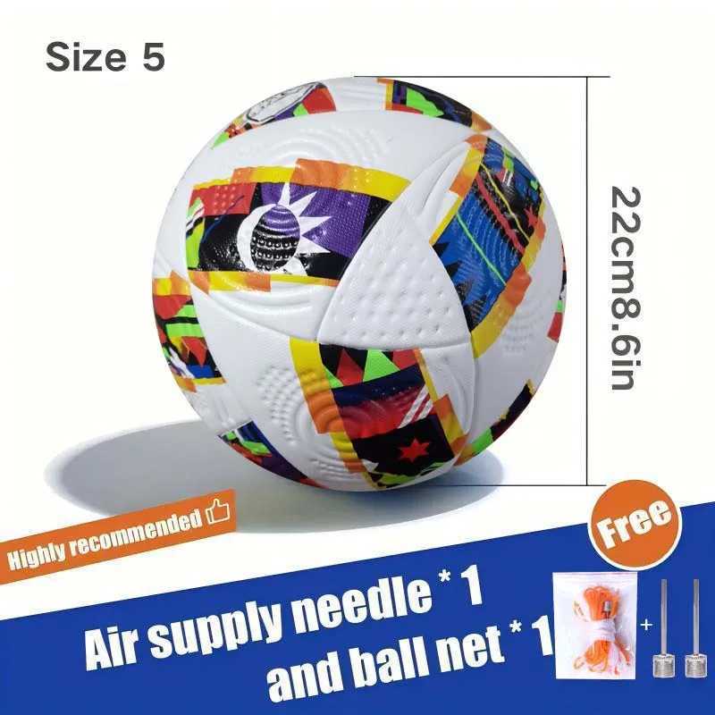 Competition Football Size 5 Youth Team Professional Soccer Team Sports Professional Training Ball Wear-Resistant High Elastic M260318