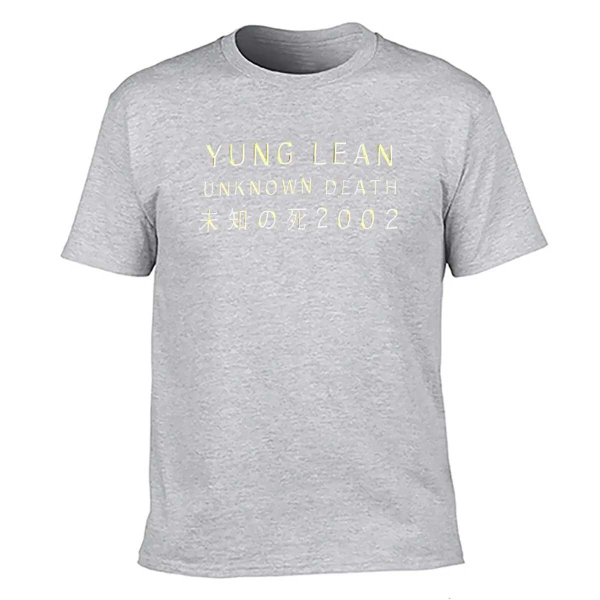 Yung Lean Unknown Death 2002 Album Tour Merch Tee Music Hip Hop Trendy T-Shirt Men Women Summer T Shirt Clothing Streetwear TopsT260317