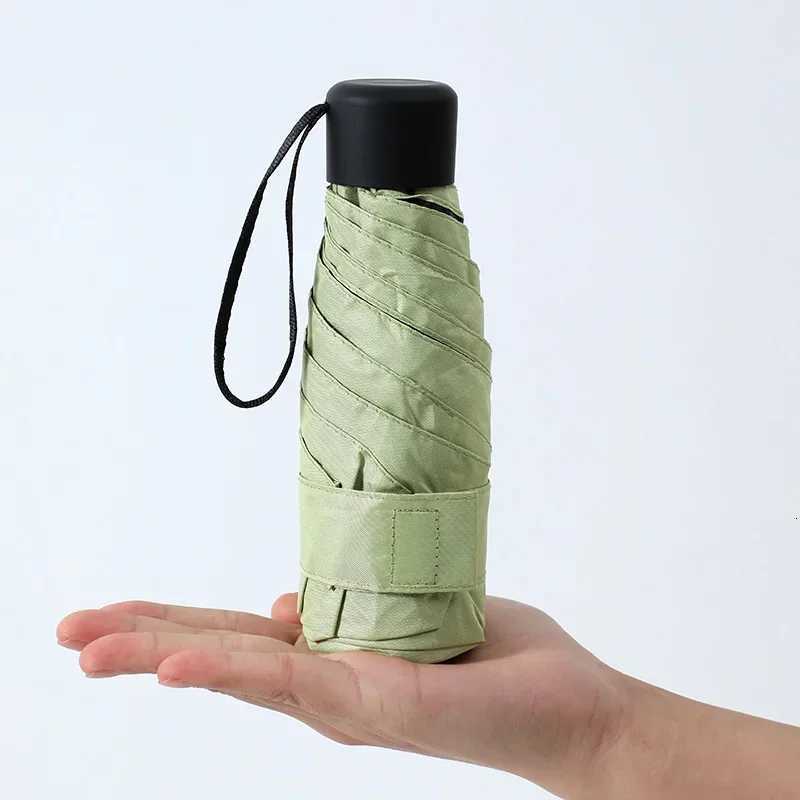 Ultralight Mini Pocket Womens Small Windproof Folding Umbrella Travel Compact Rain Mens Umbrella Sunscreen Umbrella Outdoor Um H260318 - view 4