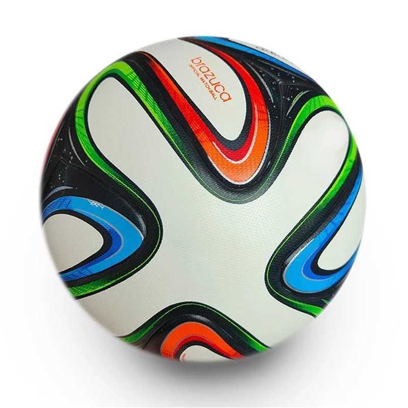 2014 Match PU Soccer ball Men Professional Size 5 Futbol Child Outdoor Sports Training ball High Quality Adult Team Footballs M260318