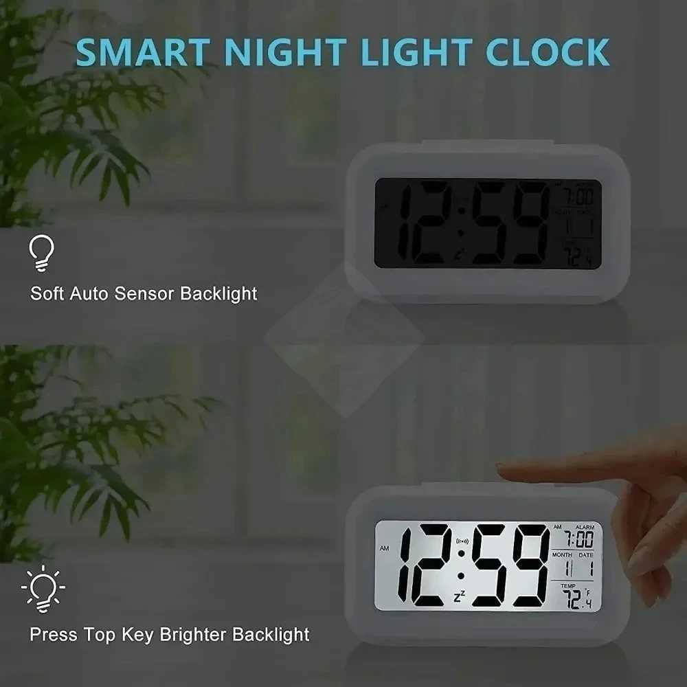 2026 Mini Timer Smart Clock Children Alarm Clock Student Time Manager Desktop Silent Bedside Electronic Small Alarm Clock D260318