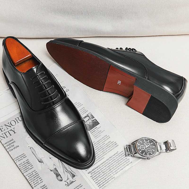 Red Sole Men Shoes Leather Black Brown Oxfords Square Toe Lace-up Wedding Dress Shoes for Men with Men Shoes ManZ260317