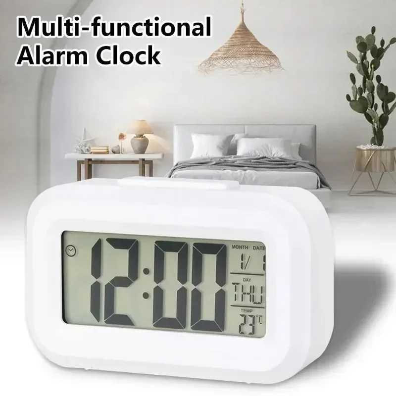 Led Digital Alarm Clock Backlight Data Times Calendar Desktop Multi-function Electronic Bedroom Decoration Desk Decorations Wall D260318