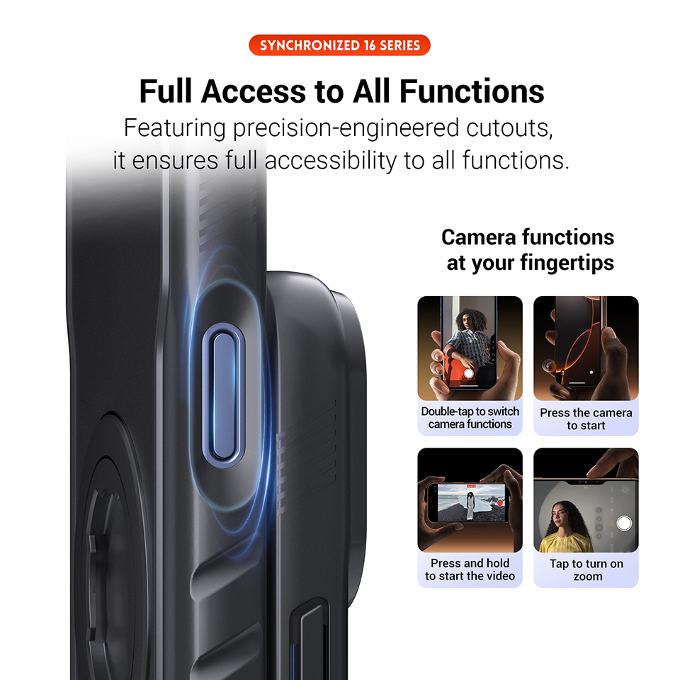 Bike Phone Case for iPhone 17 Air Pro Max, Compatible with Quad Lock Mount, Motorcycle Shockproof Rugged Cover, Industrial Twist-Lock Cycling Case