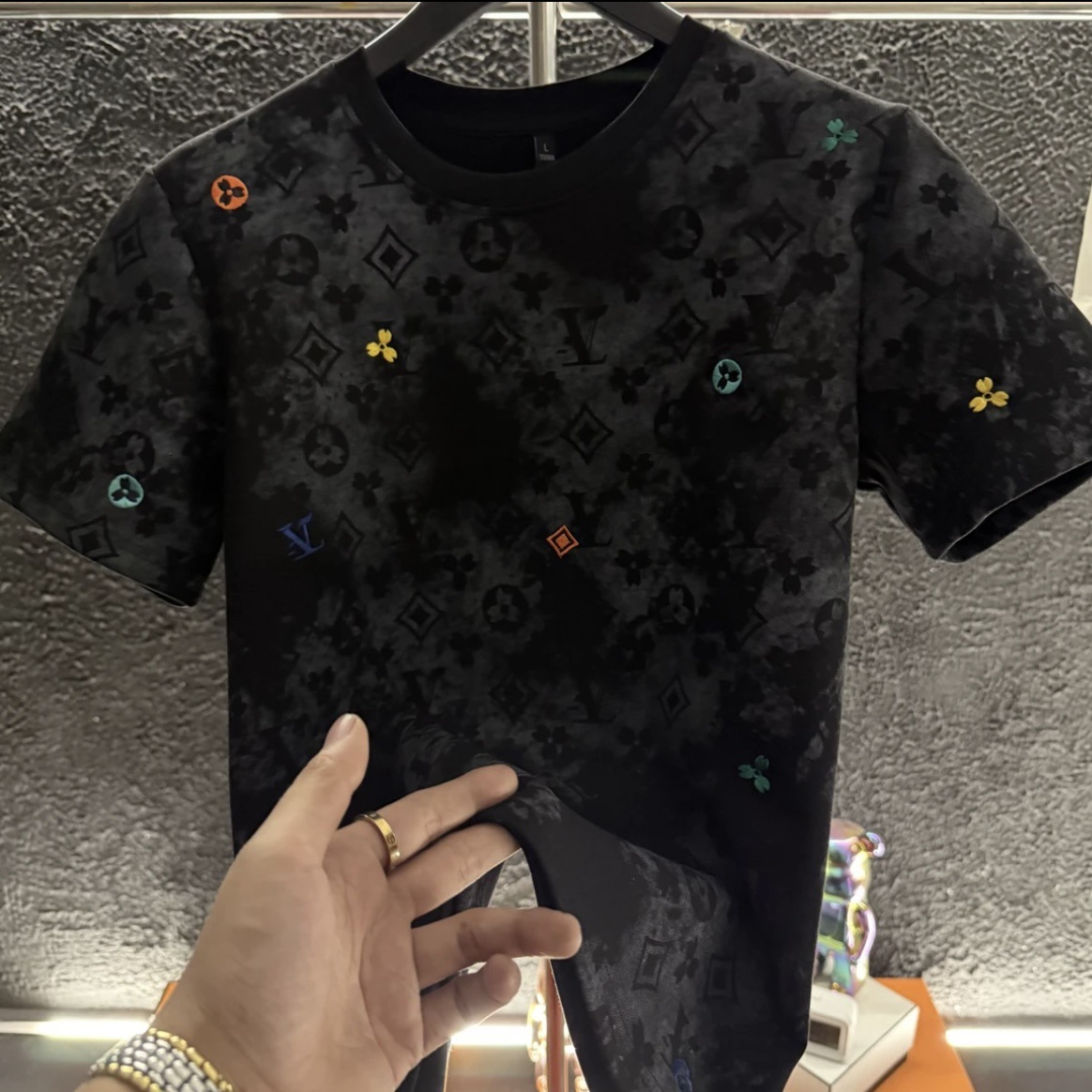 Luxury Brand Designer 2026 Spring/Summer New Fashion Men T-Shirt Short Sleeve Versatile High-Quality Fashionable T-Shirt Short Sleeve