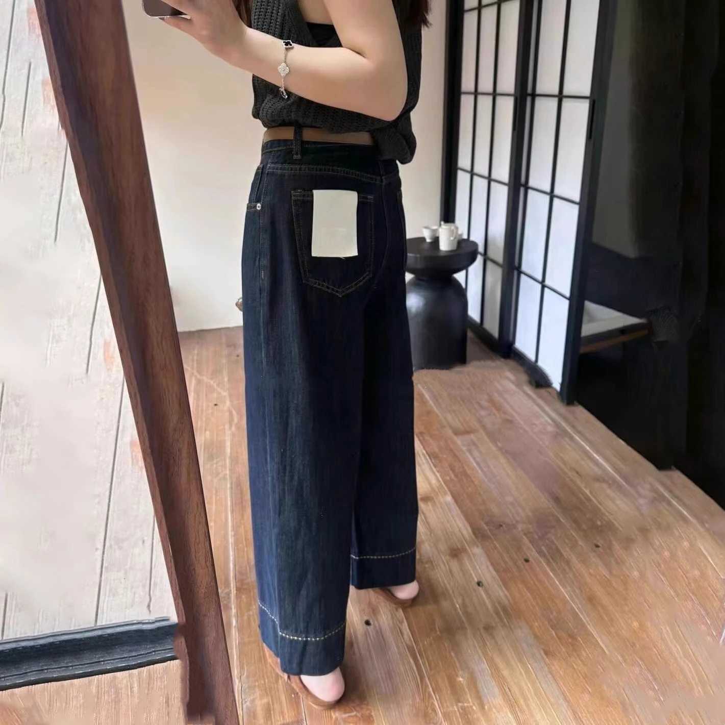 Womens Plus Size Straight-Leg Jeans Autumn Slimming Bell Bottoms 2025 New Arrival Trendy Pants Nine-Point LengthT260317