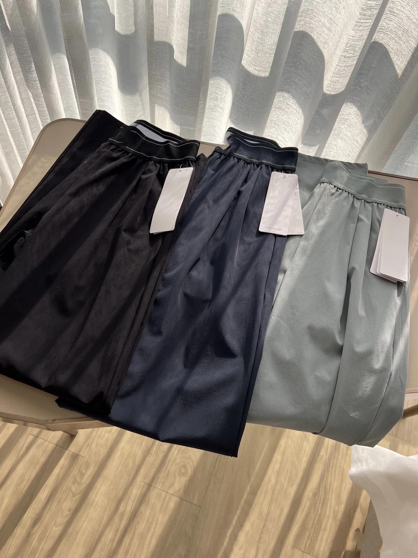 Designer pants women sweatpants Olive High-Waist Loose Suit Up Trousers Quick Dry T Shirts Sports track pants Shorts And Tank Tops Skirts Workout Clot