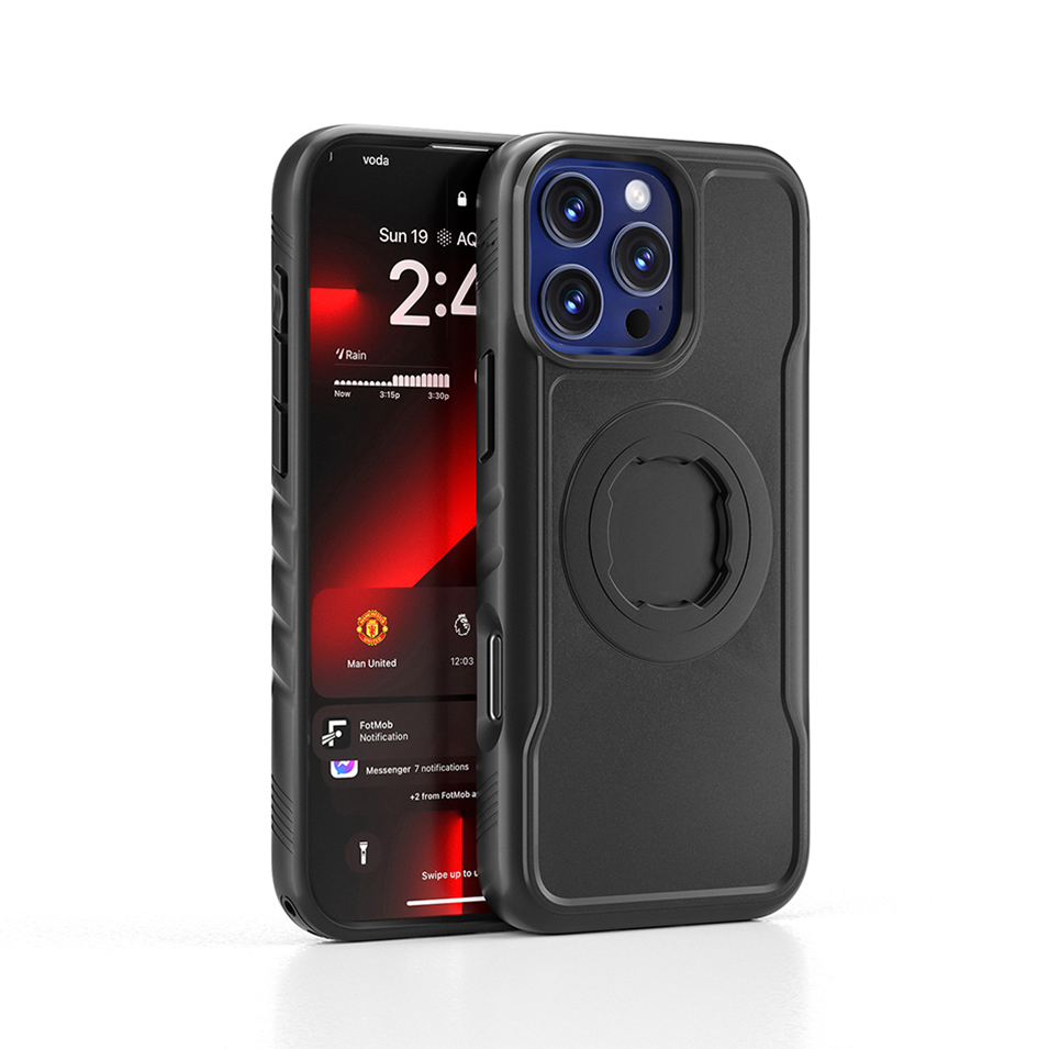 Shockproof Bike Case for iPhone14 Pro Max Compatible with Quad Lock Mount System Twist Lock Cycling Cover