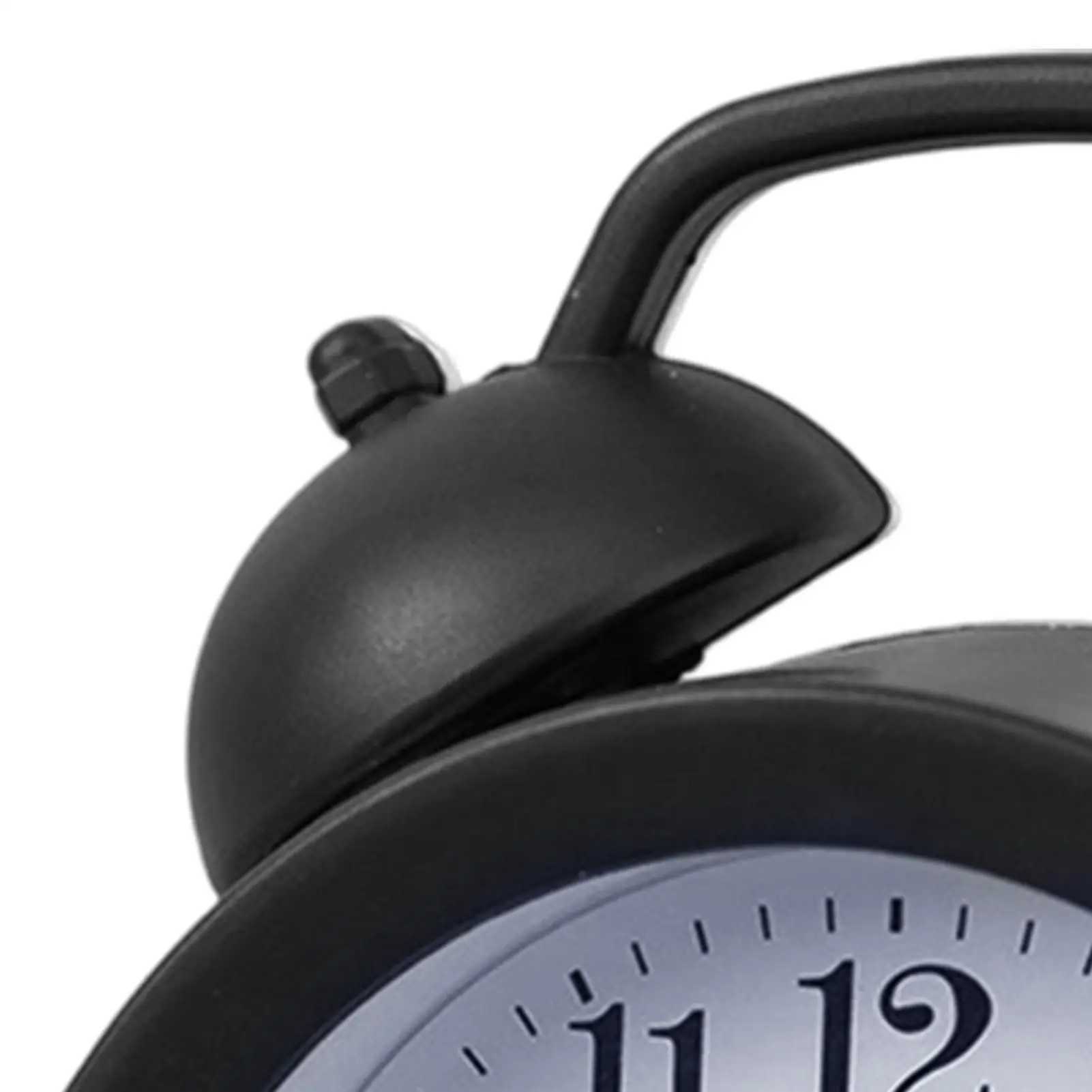 Retro Alarm Mechanical Double Bell Home Office Desktop Metal Alarm Clock Desk Table Analog Clock Silent for office home D260318