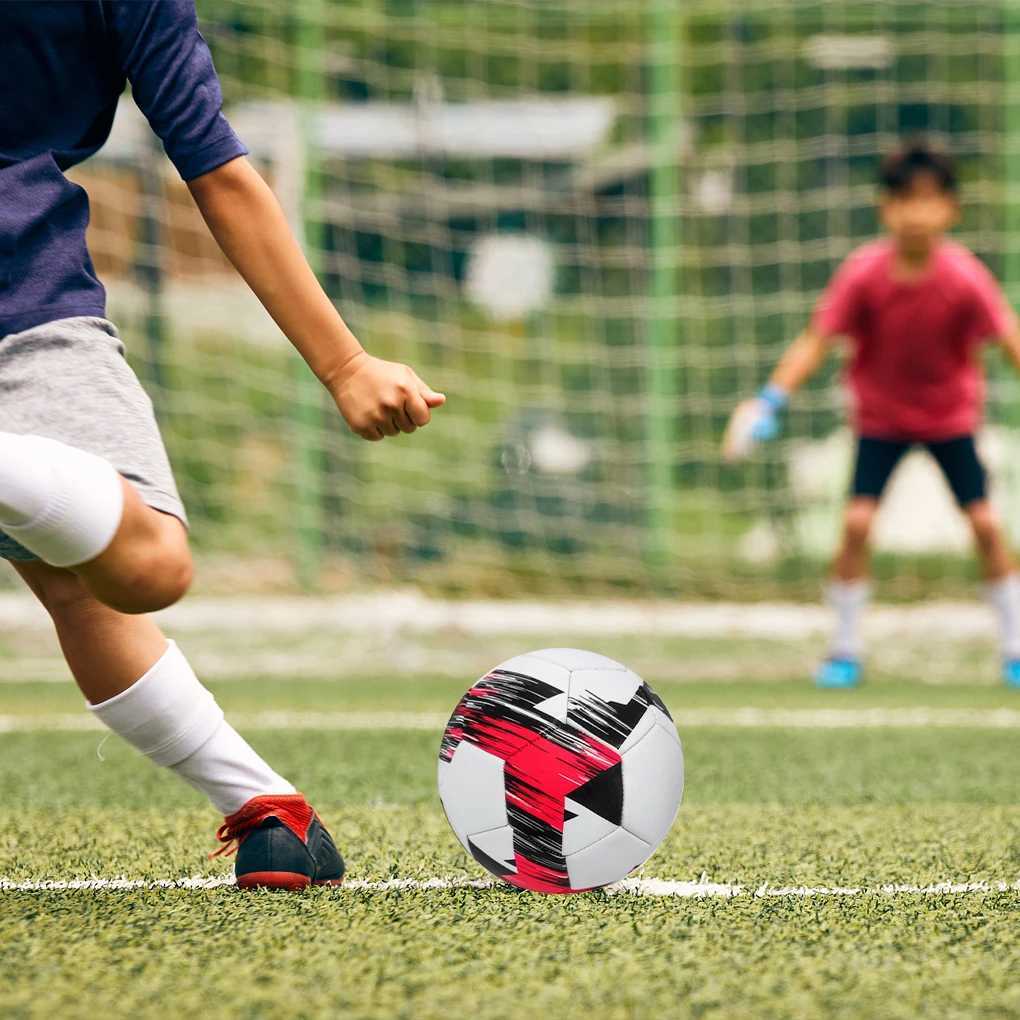 PVC Machine-stitched Football Ball Competition Soccer Balls Pressure Proof Size 5 Portable Sports Accessories M260318