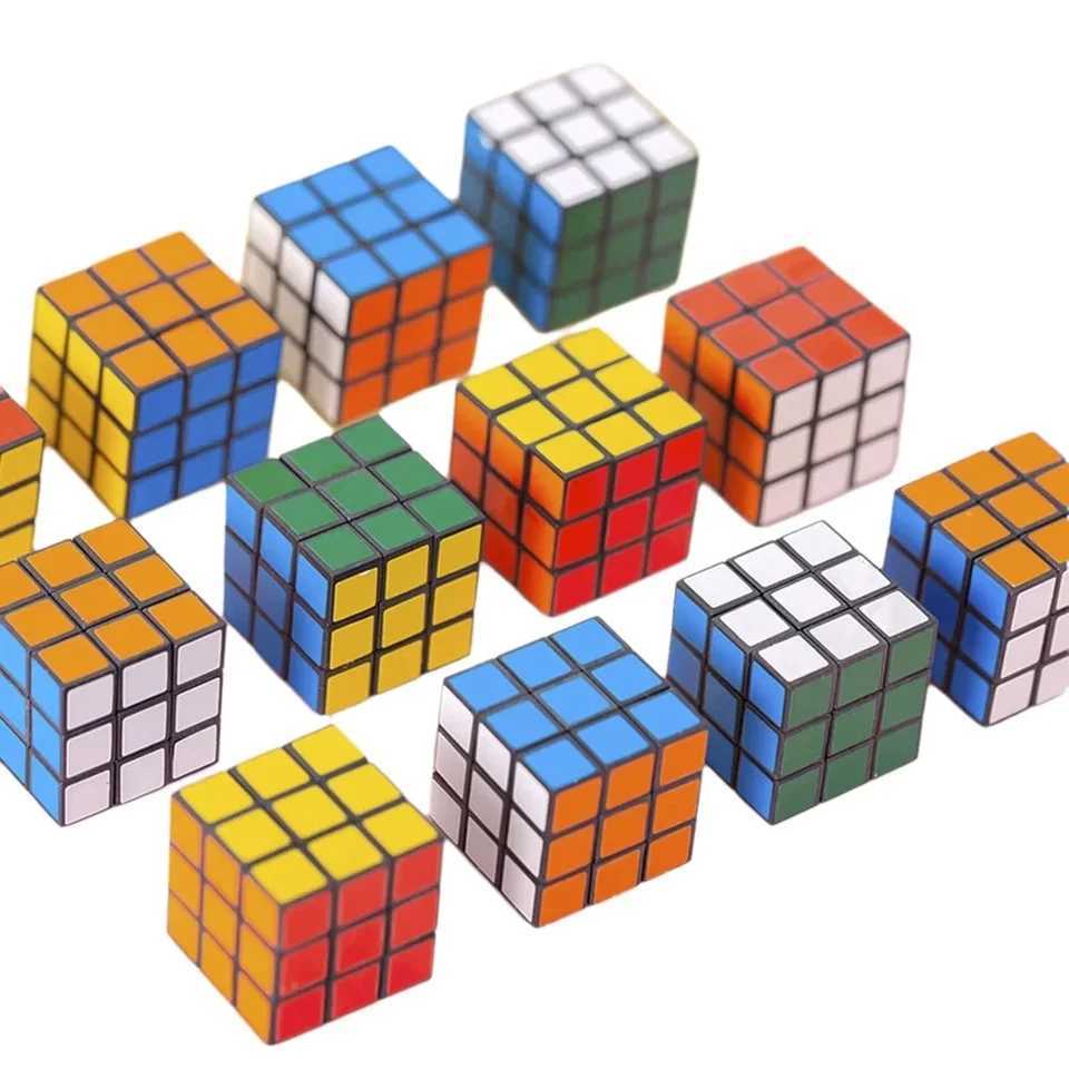3cm Mini Magic Cube Children Educational Toys Kindergarten Prize Kids Birthday Party Favors Goodie Bag Pinata Magic Cube Toys H260314