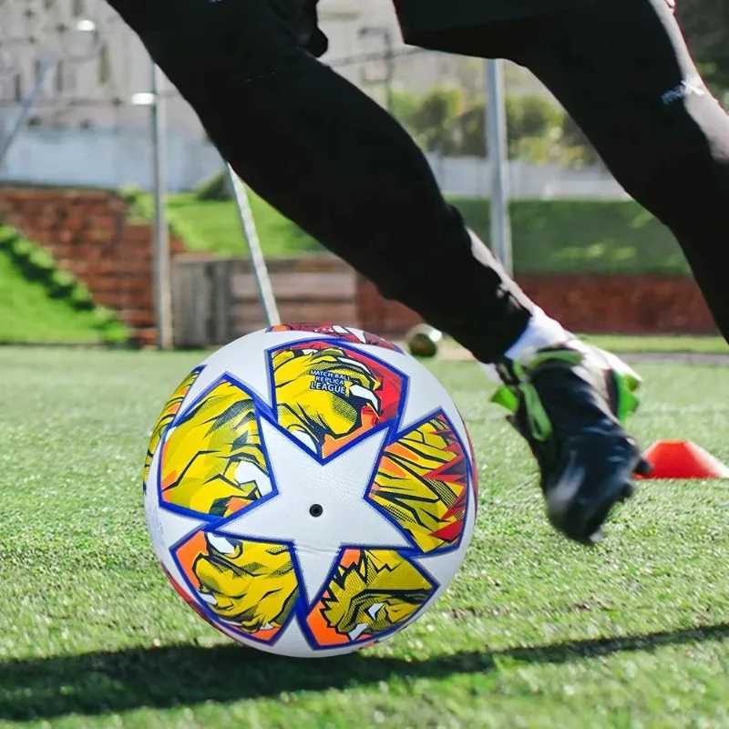 High Quality Soccer Balls Official Size 5 PVC Material Goal Team Outdoor Match Game Football Training Ballon De Foot M260318