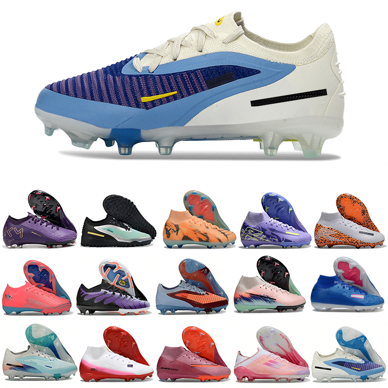 Kids Football boots Total 90 Superfli Vap ors Youth Infants Soccer Cleats Polar Pure Mystic Victory Boots FG TF IC Black Silver Toddlers Soccer shoes