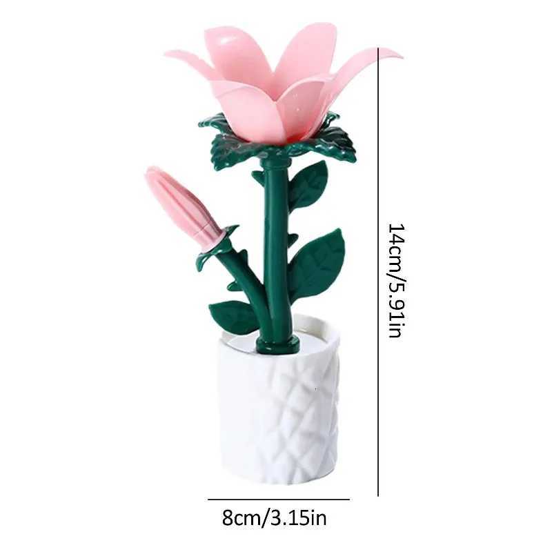 Creative Ornament Tulip Flower Sea Building Blocks Night Light Handmade Rose Ornament LED Atmosphere Desk Lamp H260318