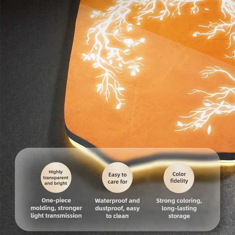 LED Light Wall Clock Luminous Clock Living Room Decorative Irregularly Wall Clock Stylish Silent Hole-Free Wall Quartz Clock D260318