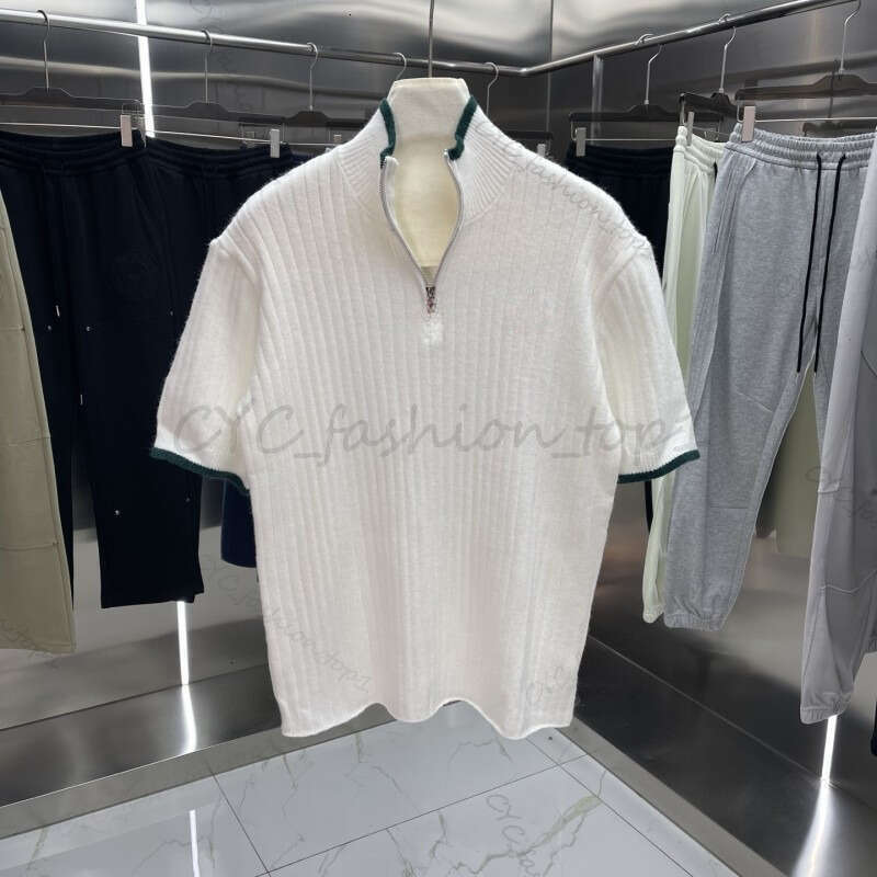 Blancas Tshirts Mens Designer T Blancos Shirt Shorts Set Vintage High Quality Sweater Loose Long Sleeve Cardigan Knitwear Blancoity ccvc