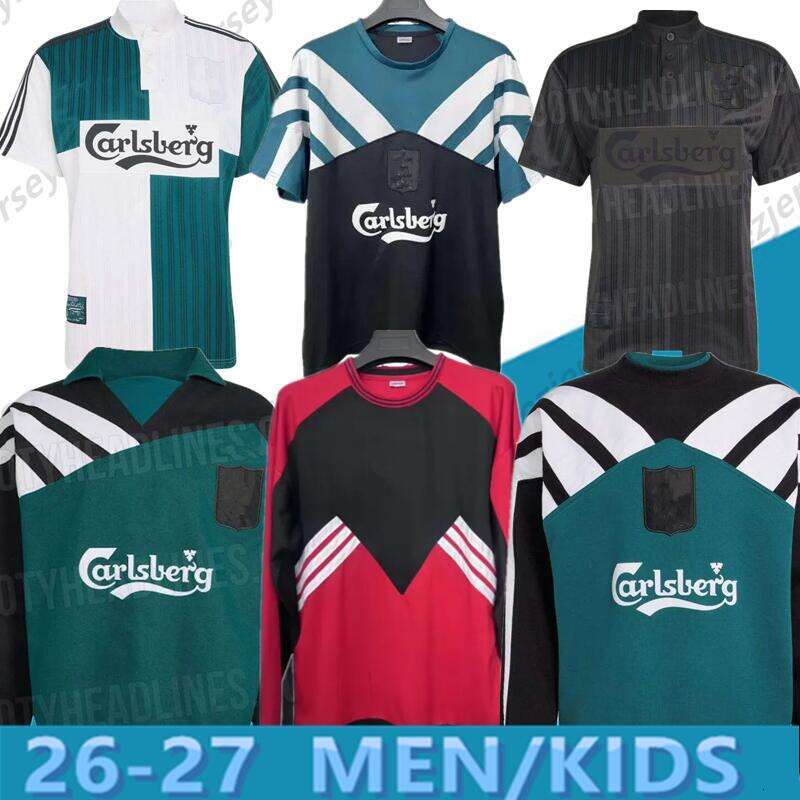 liverpool 26 27 kit soccer jerseys New Reproduction 1996 1997 Retro LFC football shirts