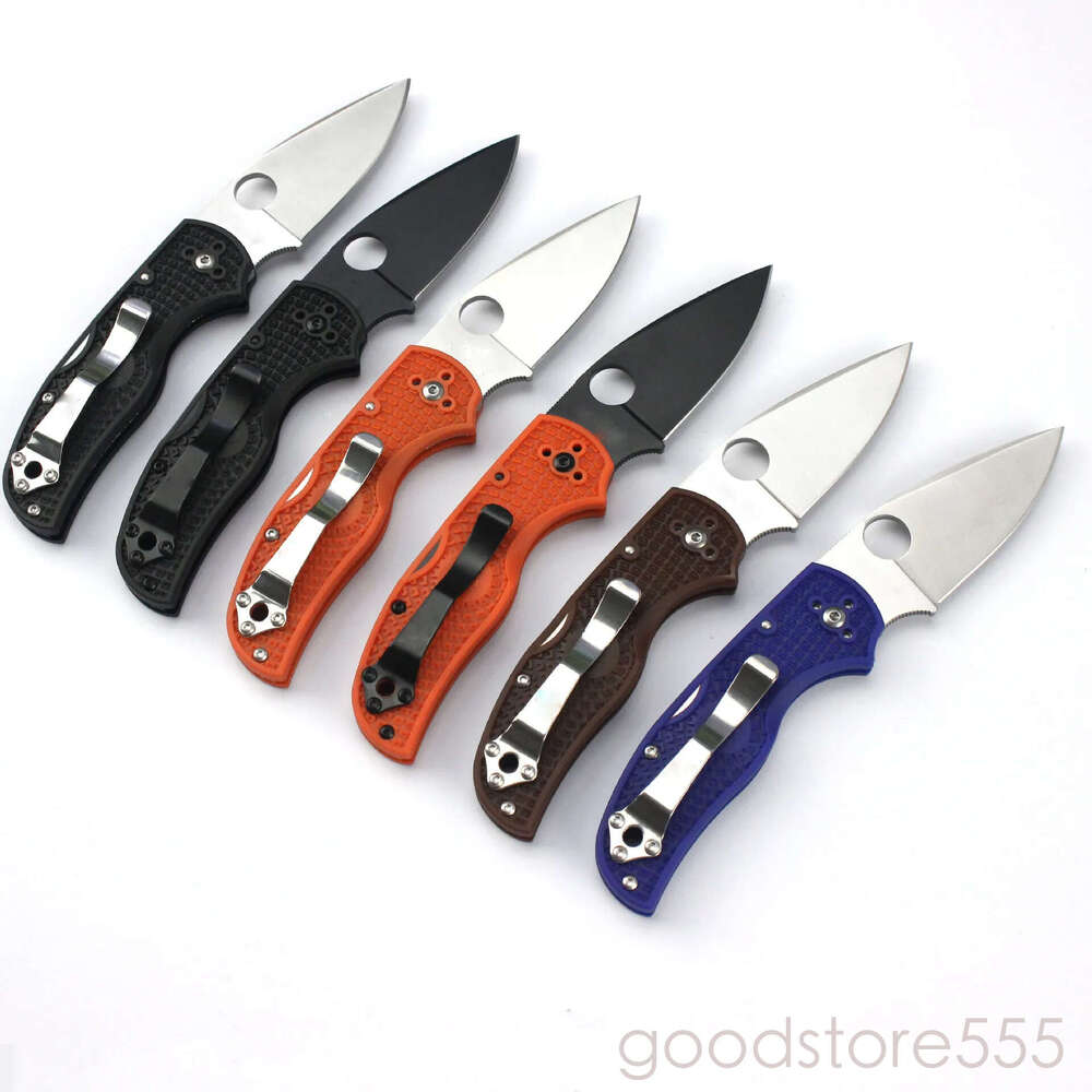 6Models C41 Pocket Knife CPM fixed blade knife SP30V couteau Folding pocket knife Blade Nylon Fiberglass Handle Portable Durable Utility Hiking Campin