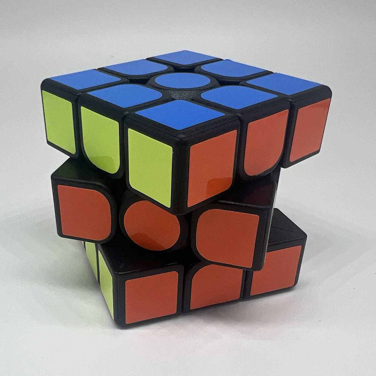 3x3x3 3D fun stress relief brain boosting puzzle professional smooth speed game color blocking childrens toy gift H260314