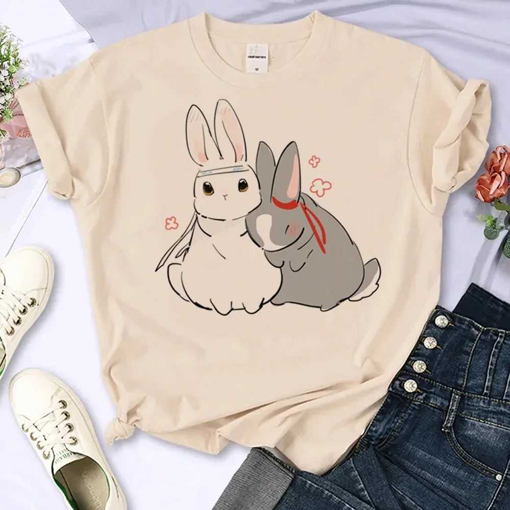 Mo Dao Zu Shi T-shirts Women Japanese Manga Summer Top Female Manga Clothing Personalized Loose Round Neck T Shirt TopT260317