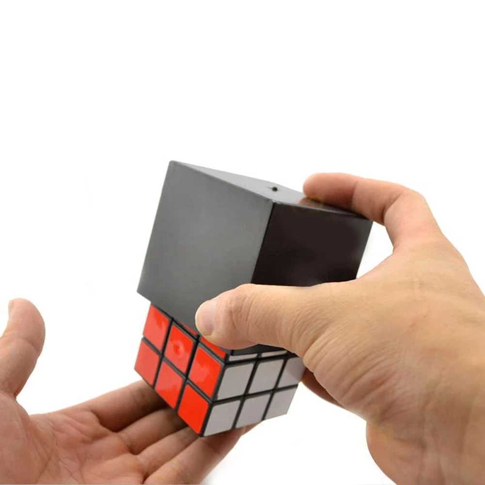 1 Set Triple Cube Magic Tricks Instant Restore Close Up Props Magician Gimmick Toys ChildrenProfessional StageMagia H260314