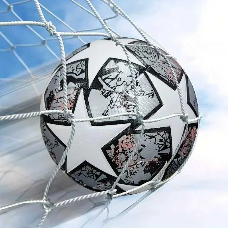 Standard Size 5 Unisex Soccer Ball Durable Machine-Sewn Wear-Resistant PU Leather Construction Perfect for Family Fun and Fes M260318