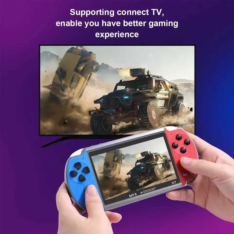 X7 X12 Plus Retro Handheld Video Game Console Linux System 43 51 71 Inch IPS Screen Portable Pocket Video Player SwitchT260316 - view 7