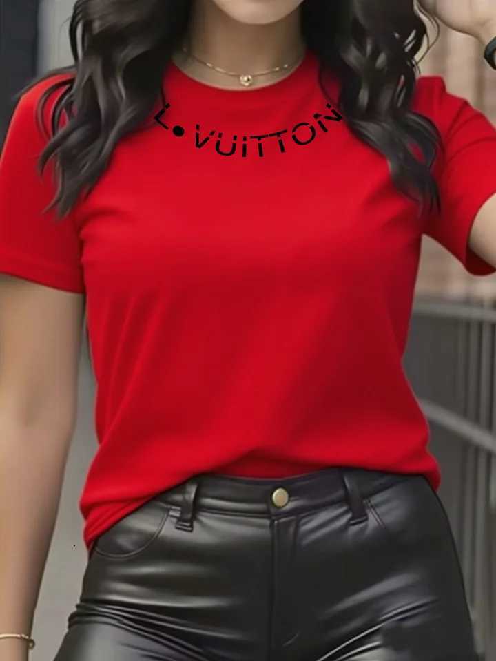 Summer new style mens and womens cotton printed loose-fitting casual fashionable high-quality letter short-sleeved T-shirt topT260317