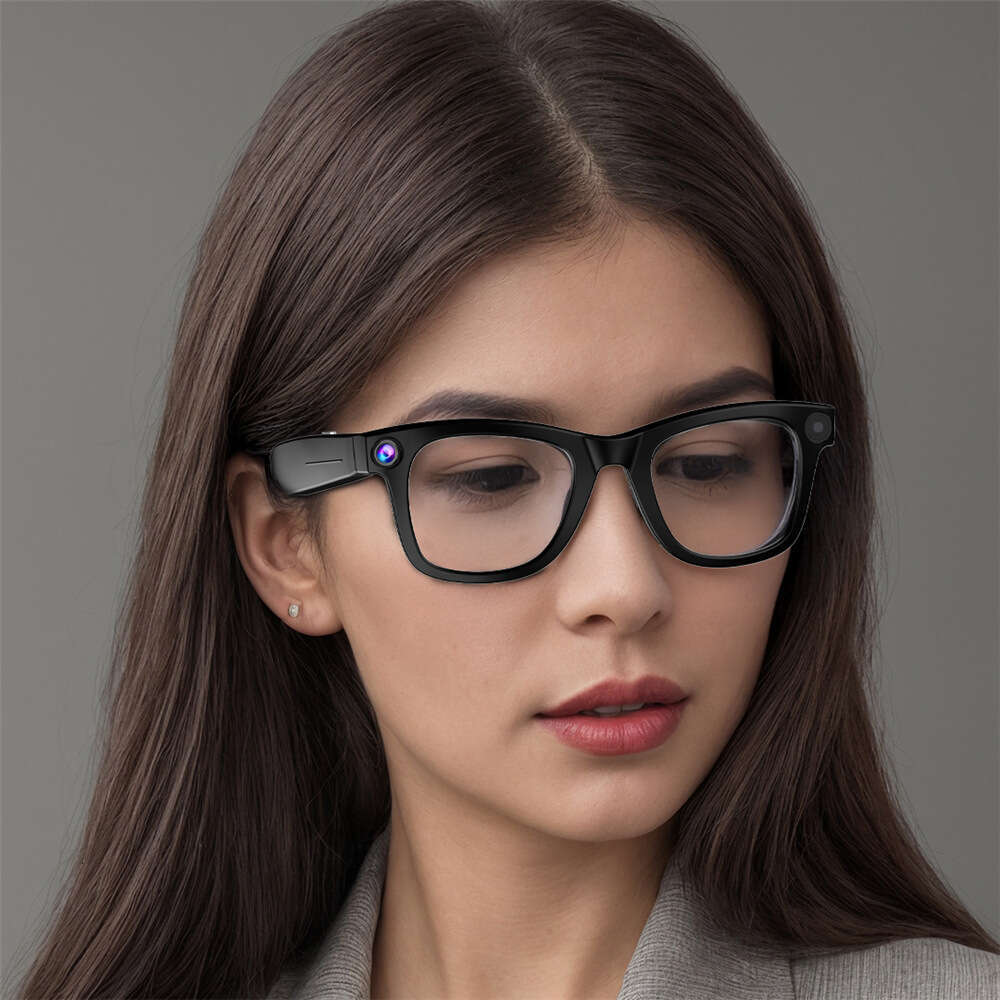 Brand AI Smart Glasses Real-time Translation Video Recording Meeting Recorder Intelligent Voice Recognition Hands-free Camera CKS
