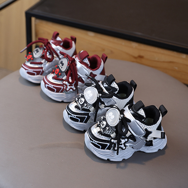 Free shipping Designer Baby First Walkers Kid Baby Shoes Spring Infant Toddler Girls Boy Casual Mesh Soft Bottom Comfortable Non-slip Size 17-26