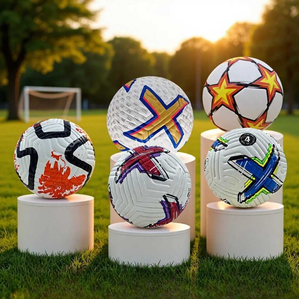 wear-resistant pu glue No 4 football youth outdoor sports training game football M260318