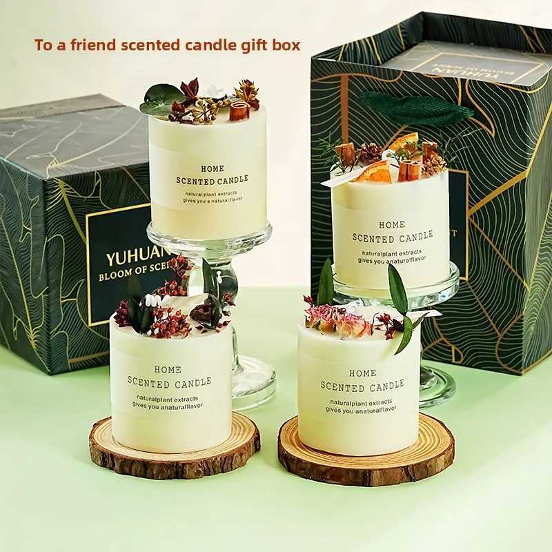 Forest Home Fragrance Candle Hotel Home Soy Wax Smokeless Birthday Gift Comes with Gift Box Aromatherapy Set Premium Gift D260318