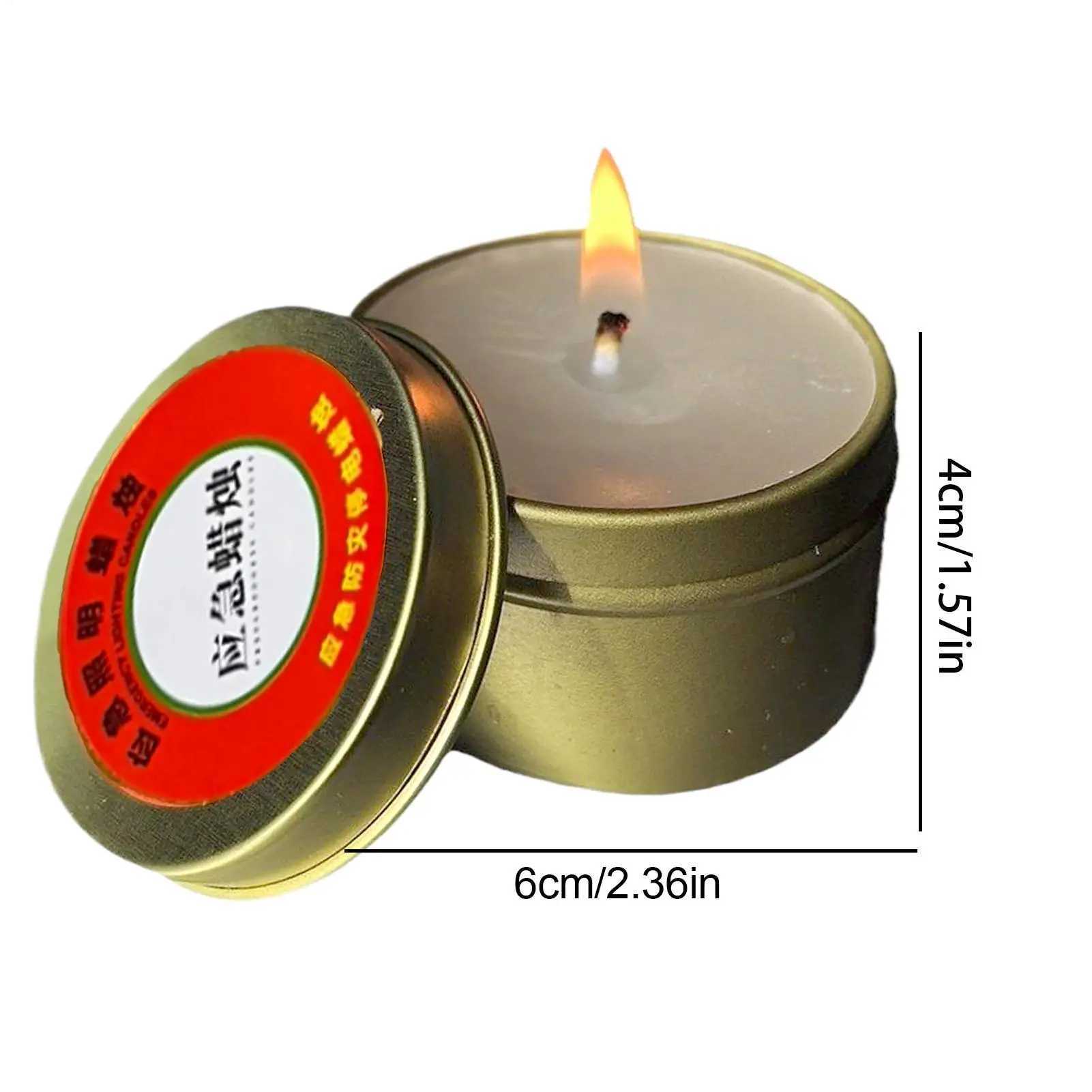 10pc Survival Candles SmokelessOdorless Long-Lasting Emergency Candles For Power Outage Camping Outdoor Home Supplies Windproof D260318