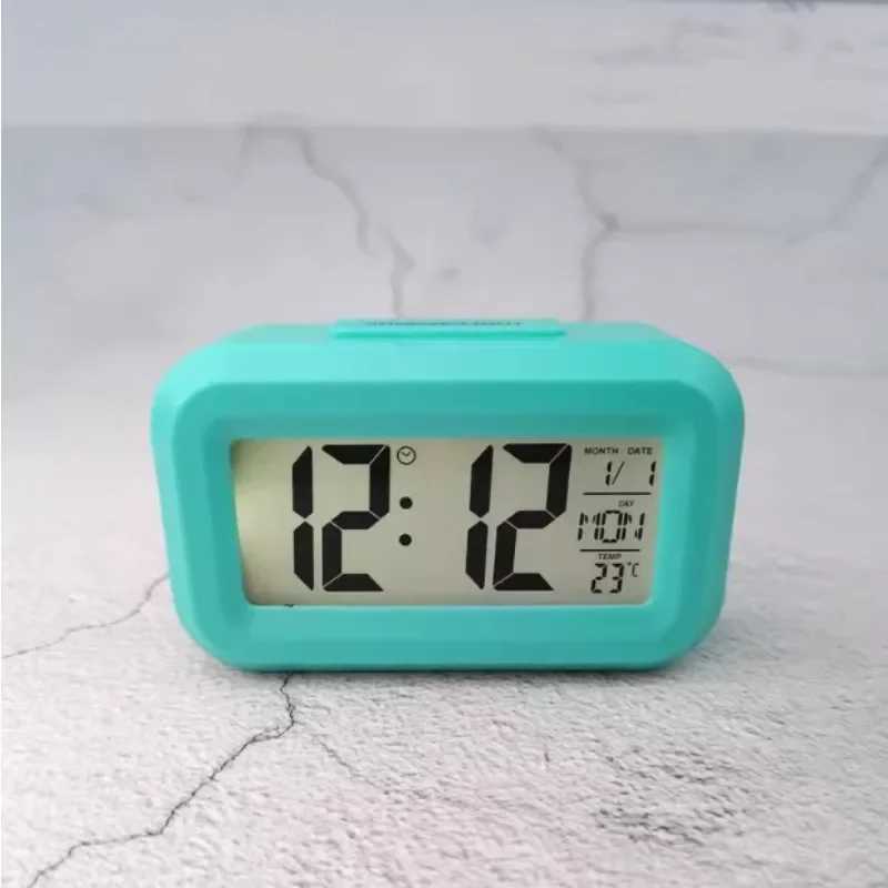 Desk Decorations Multi-functional LED Digital Alarm Clock with Calendar and Time-Display for Bedroom or Office Use D260318