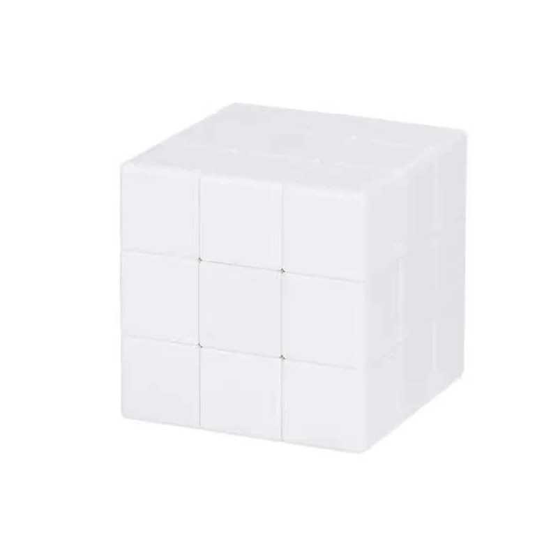 Blank Speed Cube 3x3 DIY Sticker Brain Teaser Puzzles Educational Gifts For Kids Boys Girls Teens Zauberwrfel H260314