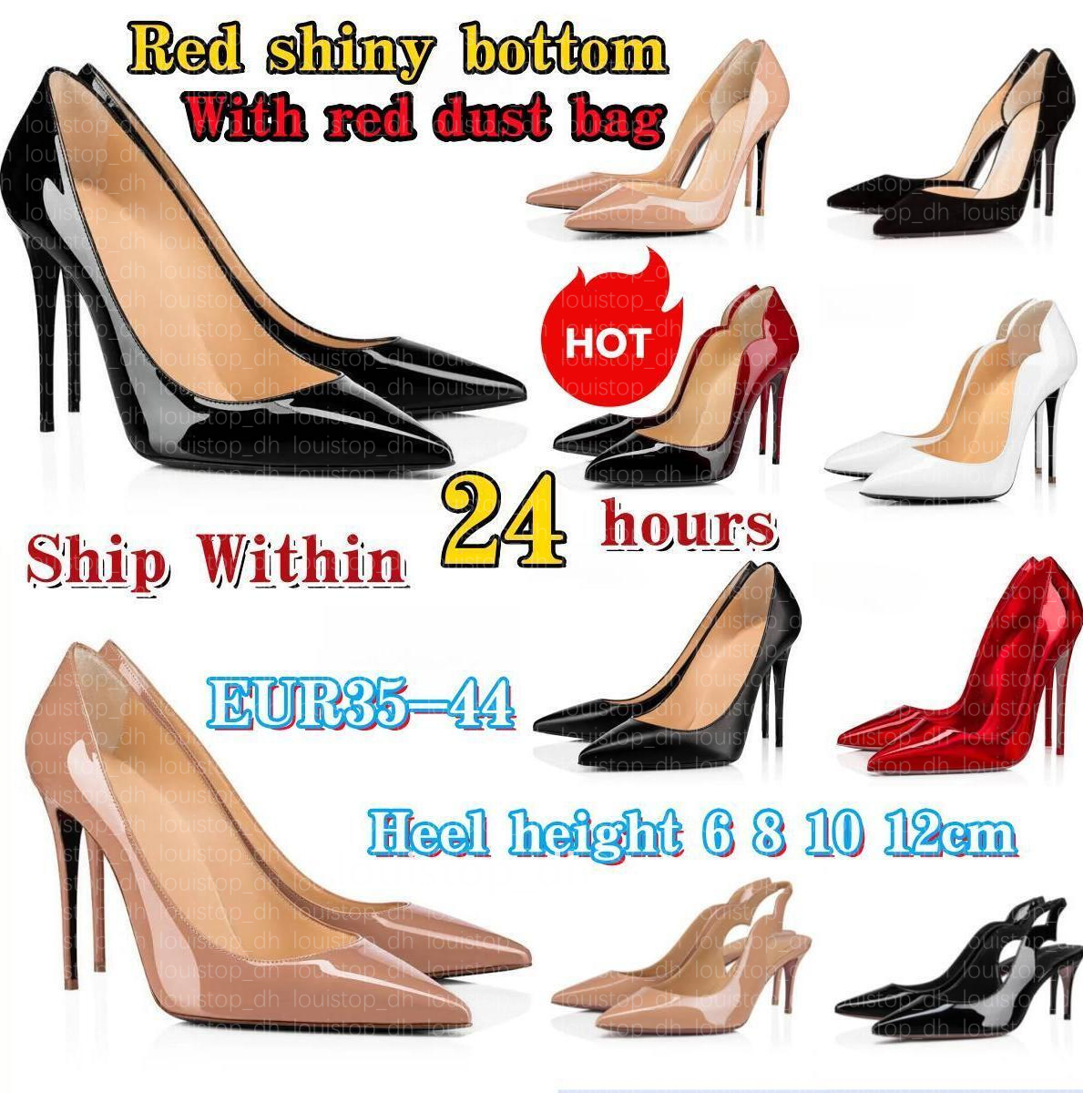 Designer Women High Heels Shoes Peep Toes Sandals Red Shiny BottomShoes 6cm 8cm 10cm 12cm Stiletto Genuine Leather Woman Pumps Wedding shoes with Dust Bag