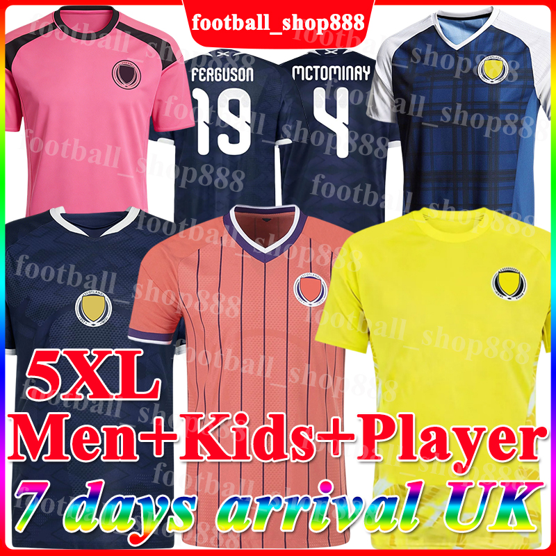 5XL 4XL Scotland 2026 World Cup national football team Soccer Jerseys McTOMINAY CHRISTIE ADAMS McGINN McLEAN 26/27 Football Shirts DYKES HIRST Men Kids Kit Socks Sets