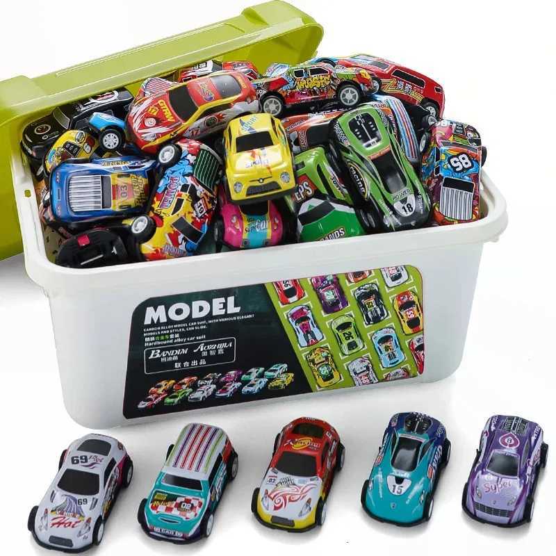 30PCS 50PCS Mini Alloy Car Model Set with Storage Box Diecast Cars Toys for Boys Sliding Inertia Vehicle Children Toy Kit Gifts Y260316