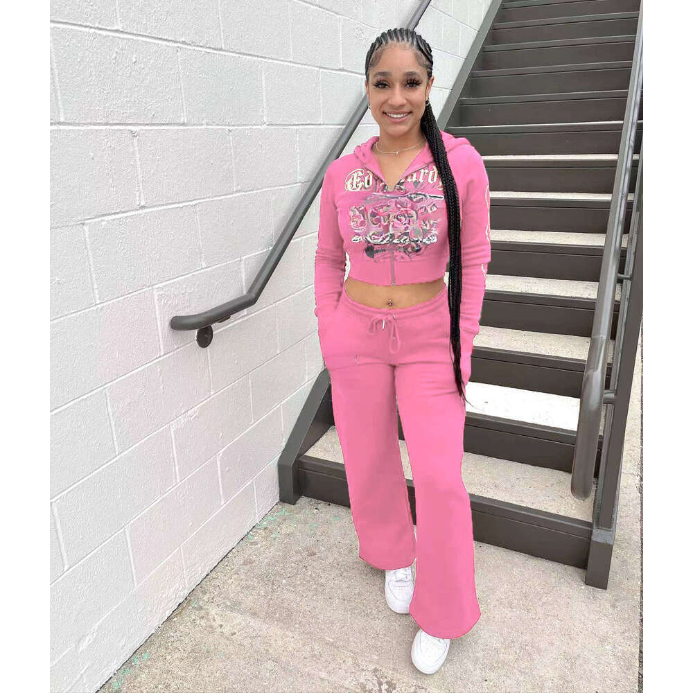 ed set Women's Tracksuits Summer Designer Printing Shorts Two Piece Sets Women Polo Nack Crop Top And Outfits Fashion Y2K Matching 2pcs Streetwear 971