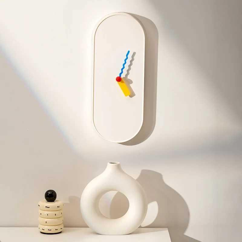 Home Furnishing Decoration Dopamine Wall Mounted Clock Living Room Kids Gifts Room Decoration Silent Mechanism Wall Clocks D260318