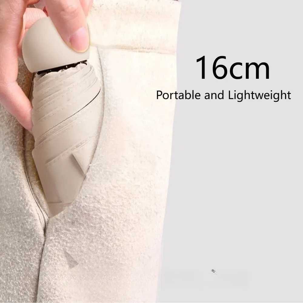 Mini Capsule Folding Umbrella Vinyl with Box Sun Rain Umbrella Dual Use Protection UV Sunshade Travel Accessoreis for Outdoor H260318 - view 5