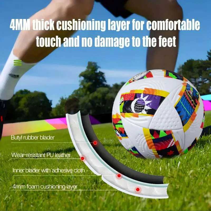Competition Football Size 5 Youth Team Professional Soccer Team Sports Professional Training Ball Wear-Resistant High Elastic M260318