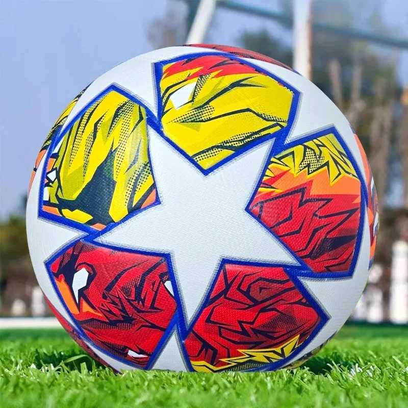 High Quality Soccer Balls Official Size 5 PVC Material Goal Team Outdoor Match Game Football Training Ballon De Foot M260318