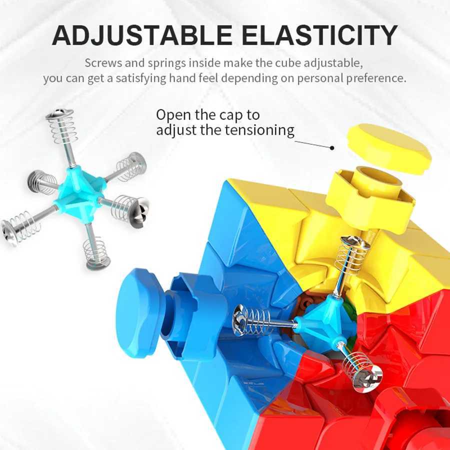 MoYu MeiLong 3x3x3 Stickerless Magic Cubes Speed Puzzle Cubo Magico Adult Toys Game Birthday Christmas Gifts For Children H260314
