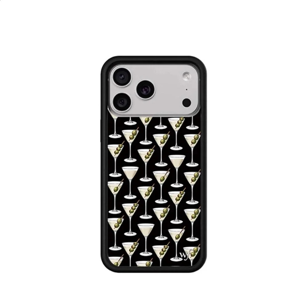 Wildflower Diamond Pearl Phone Case for iPhone 17 Pro Max 16 Plus 17 Air 12 13 14 15 16 Cover 3D WF Cartoon Polka Dots Cover 260309